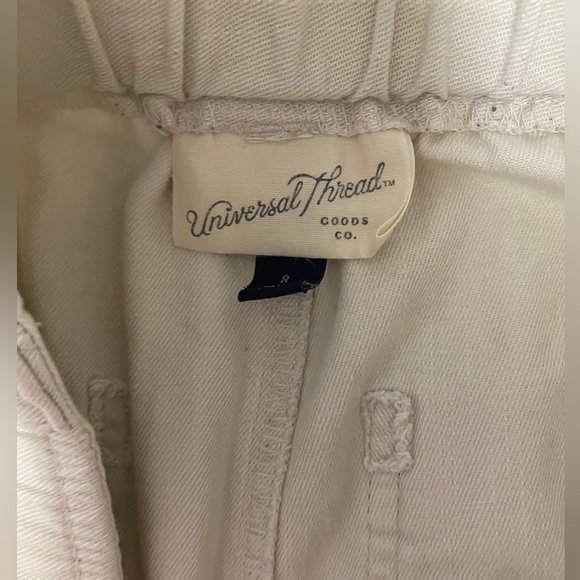 Womans CREAM CARGO PANTS - Picture 3 of 3